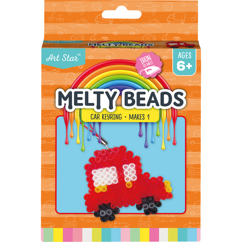 Coral Art Star Melty Beads Car Keyring Kit Kids Craft Kits