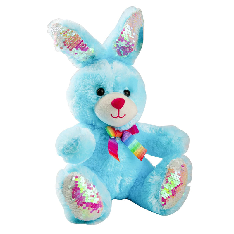 Sky Blue Art Star Easter 12in Bunny Plush Assorted Colours Easter