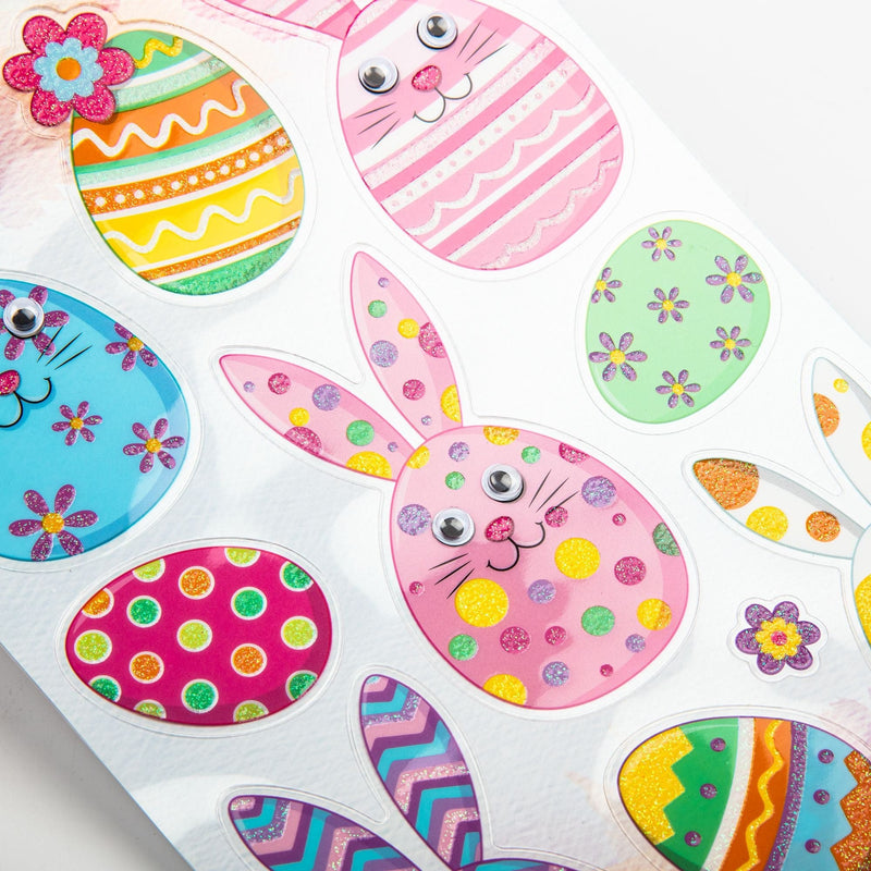 Pink The Paper Mill Easter Wiggle Eye Stickers - Easter Fun Easter