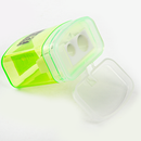 Beige The Art Studio 2 Hole Pencil Sharpener with Catcher Bulk 20 pack Drawing Accessories