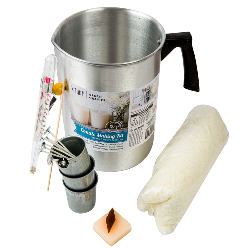 Urban Crafter Soy Wax Candle Making Kit 19 Pieces