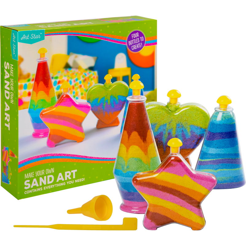 Dark Goldenrod Art Star Make Your Own Sand Art Kit Kids Craft Kits