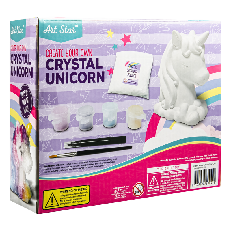 Medium Violet Red Art Star Create Your Own Crystal Unicorn Kit Kids Craft Kits
