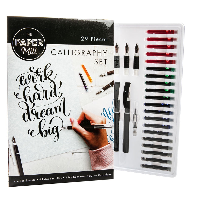 Beige The Paper Mill Calligraphy Set 29pc Pens and Markers