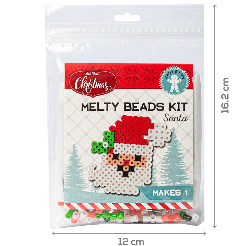 Red Art Star Xmas Santa Melty Bead Kit Christmas