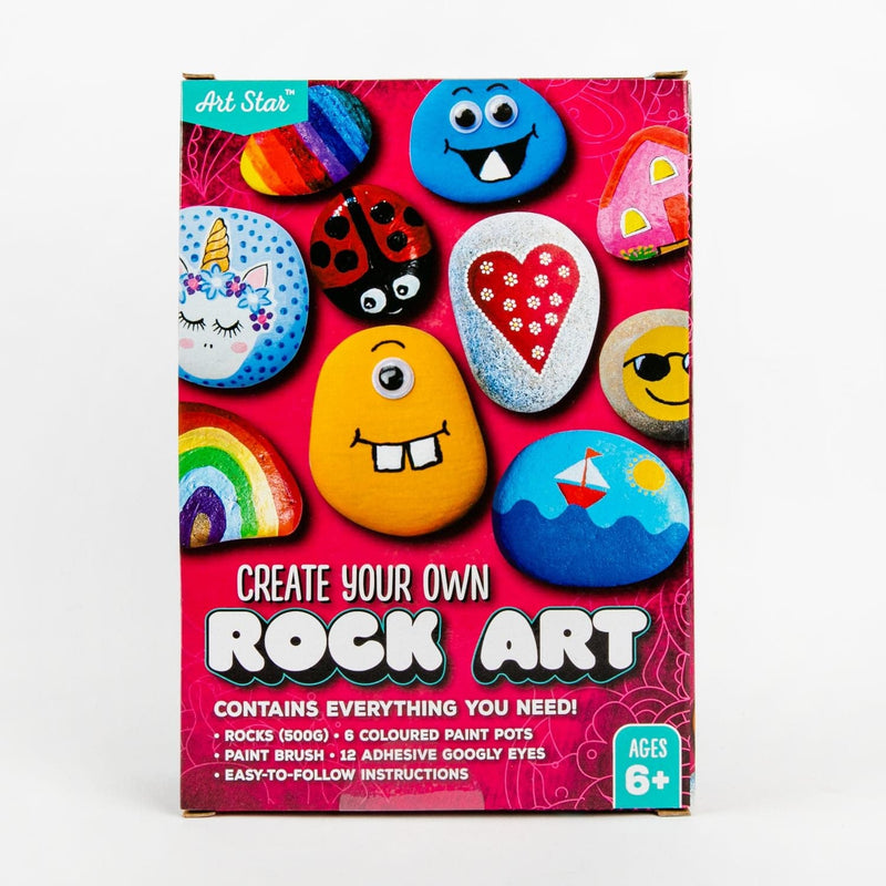 Orange Art Star Create Your Own Rock Art Kit 500grams Kids Craft Kits