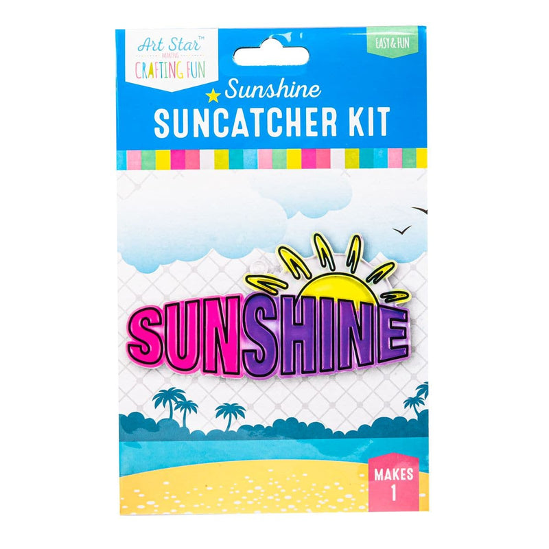 Dark Slate Blue Art Star Sunshine Suncatcher Kit Kids Craft Kits