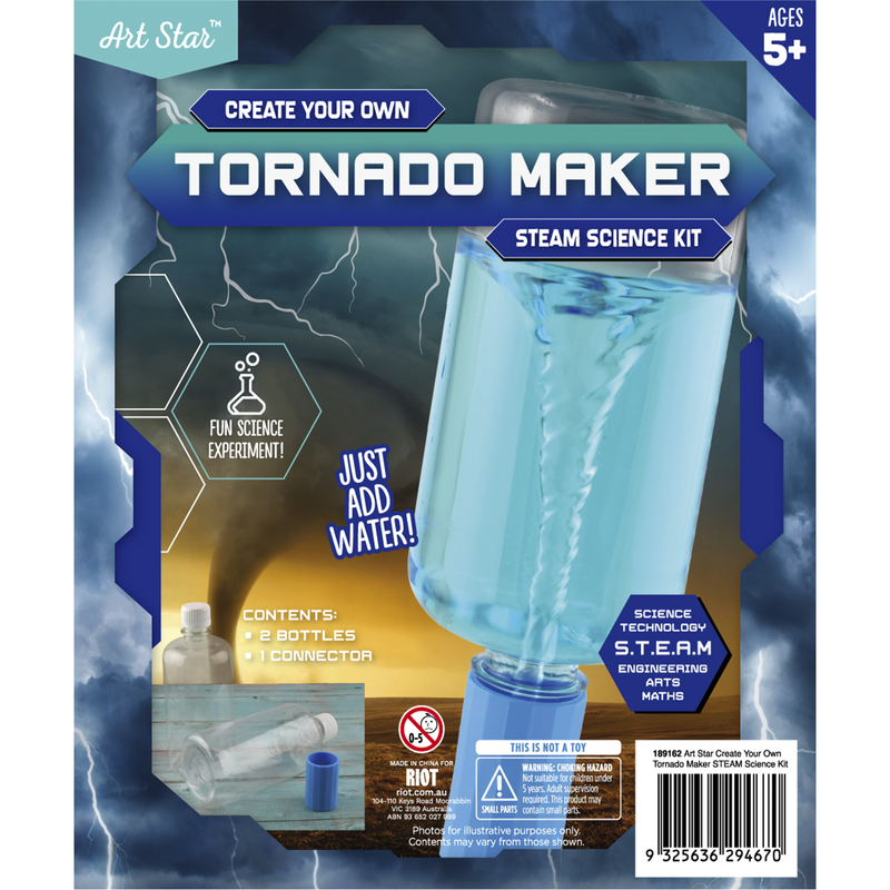 Dark Slate Blue Art Star Create Your Own Tornado Maker STEAM Science Kit Kids Craft Kits