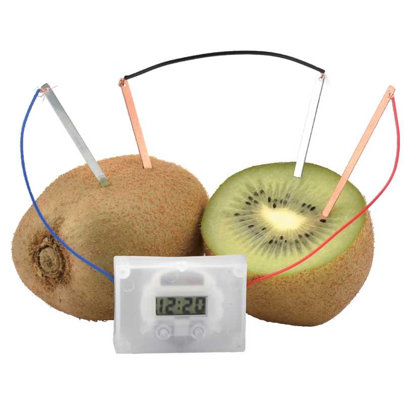 Dark Khaki Art Star Make Your Own Fruit Clock STEAM Science Kit Kids Craft Kits