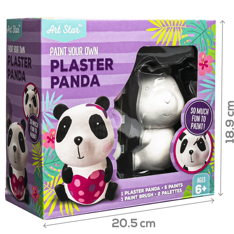 Orchid Art Star Paint Your Own Plaster Panda Kids Craft Kits