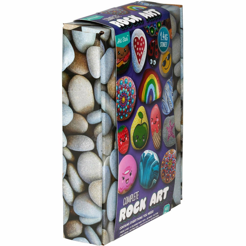 Dark Olive Green Art Star Complete Rock Art Kit 1.4Kg Of Stones Kids Craft Kits