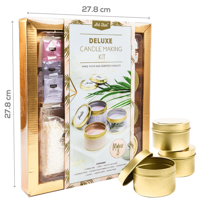Beige Art Star Deluxe Candle Making Kit Makes 3 Candles Kids Craft Kits