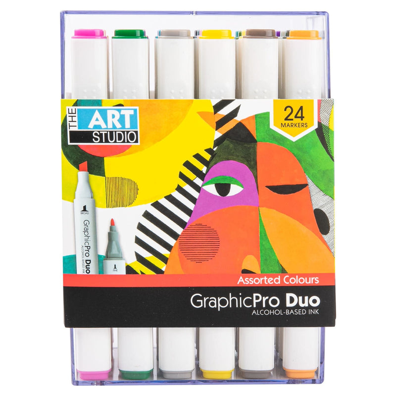 Tomato The Art Studio Graphic ProDuo Marker 24pk Pens and Markers