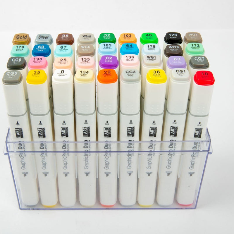 Gray The Art Studio Graphic ProDuo Marker 36pk Pens and Markers