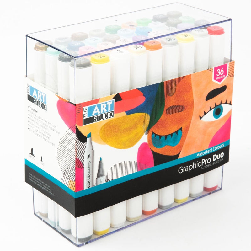 Goldenrod The Art Studio Graphic ProDuo Marker 36pk Pens and Markers