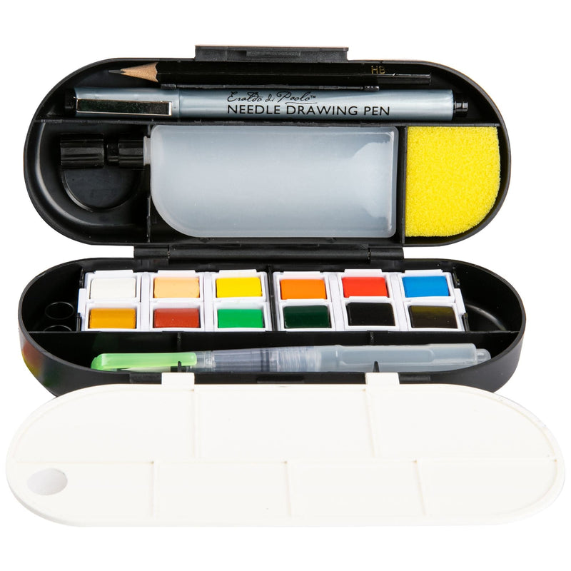 Gold Eraldo di Paolo Explorers Watercolour Set 12 colour Watercolour Paints