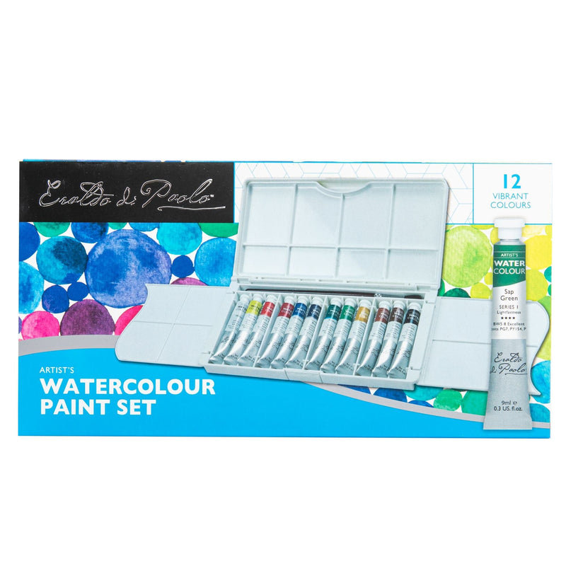 Lavender Eraldo Deluxe Watercolour Tube Set 12 Colours Watercolour Paints
