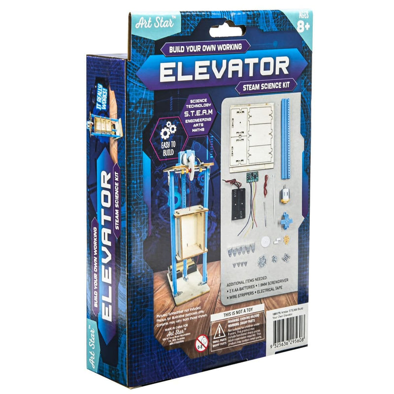 Dark Slate Gray Art Star STEAM Build Your Own Elevator Kit Kids STEM & STEAM Kits