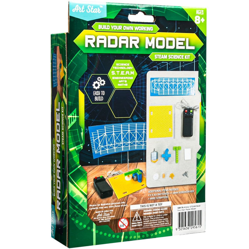 Gold Art Star STEAM Build Your Own Radar Model Kit Kids STEM & STEAM Kits