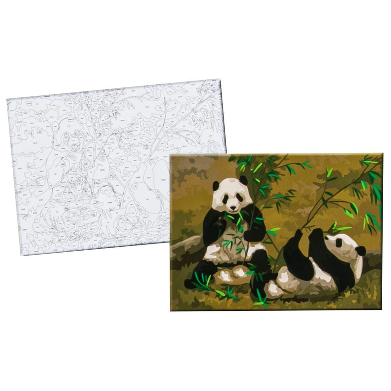 Sienna Art Star Paint By Number Large- Panda Pair Kids Craft Kits