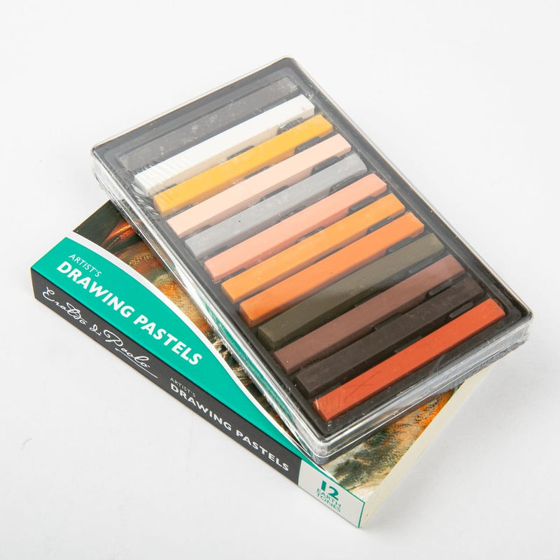 Light Salmon Eraldo Drawing Pastels Earth Tones 12pc Pastels & Charcoal