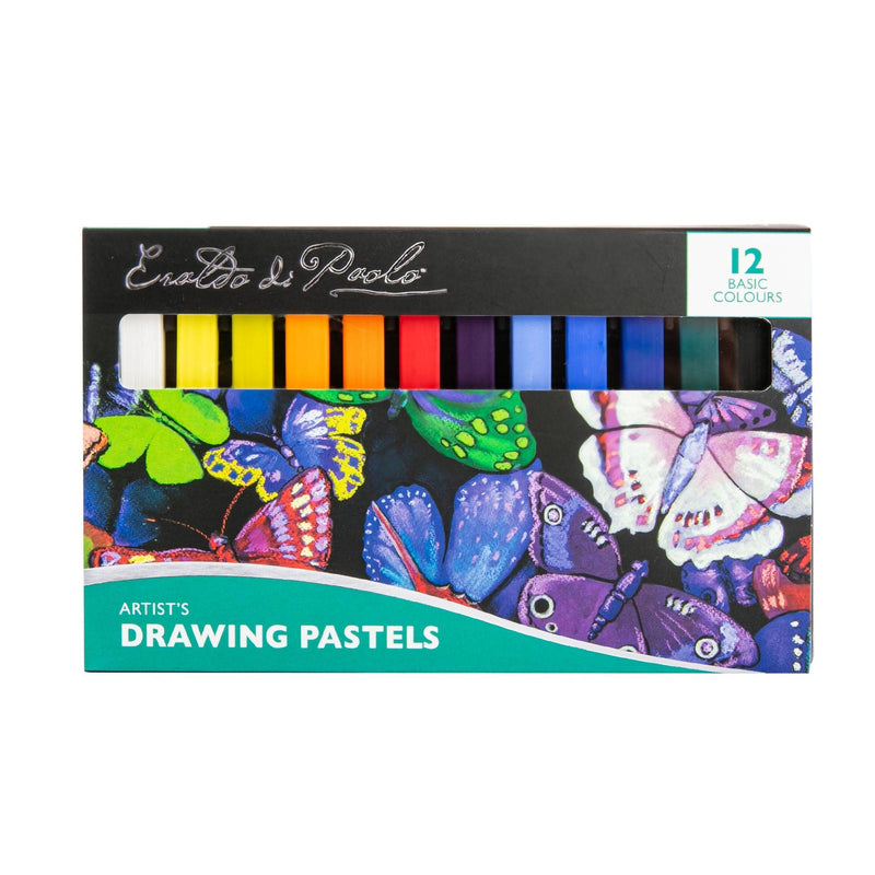 Royal Blue Eraldo Drawing Pastels Coloured 12pc Pastels & Charcoal