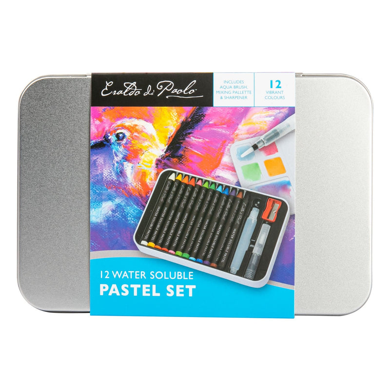 Deep Sky Blue Eraldo di Paolo Water Soluable Pastels (12 Pack) Pastels & Charcoal
