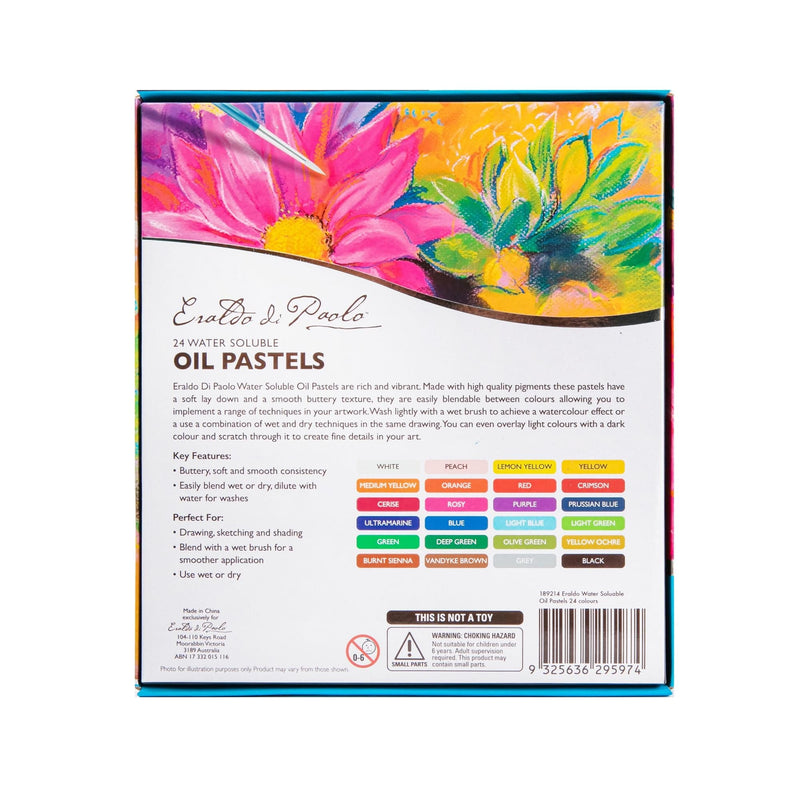 Hot Pink Eraldo di Paolo Water Soluble Oil Pastels 24 colours Pastels & Charcoal