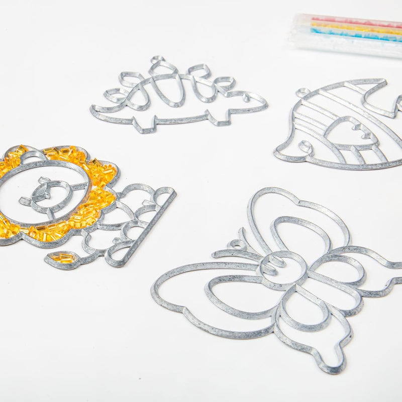Goldenrod Art Star Colour & Bake Suncatcher Activity Kit 4pk Kids Craft Kits