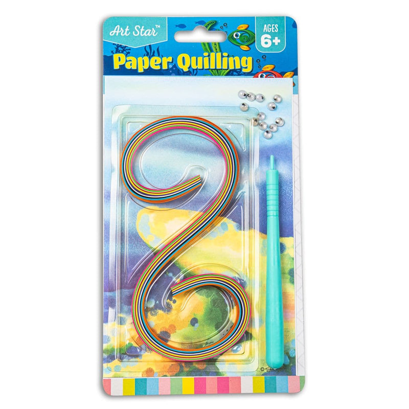 Light Goldenrod Art Star Quilling Art Small Activity Kit 4pk Kids Craft Kits