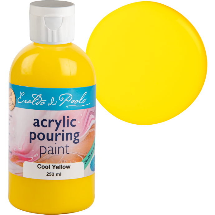 Thistle Eraldo Di Paolo Pouring Paint Cool Yellow 250ml Acrylic Paints