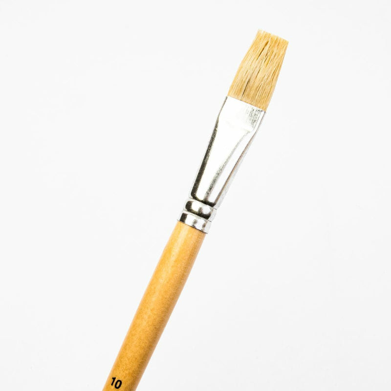 White Smoke Art Studio Bristle Brush Series 579 Flat Size 10 Paint Brushes