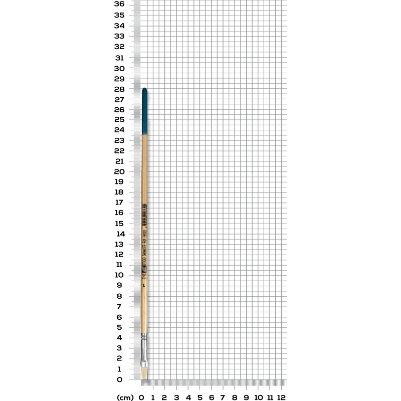 Light Slate Gray Art Studio Bristle Brush Series 579 Flat Size 1 Paint Brushes