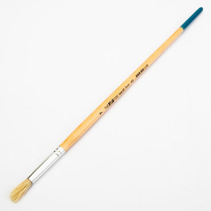 White Smoke The Art Studio Bristle Brush Series 582 Round Size 7 Paint Brushes