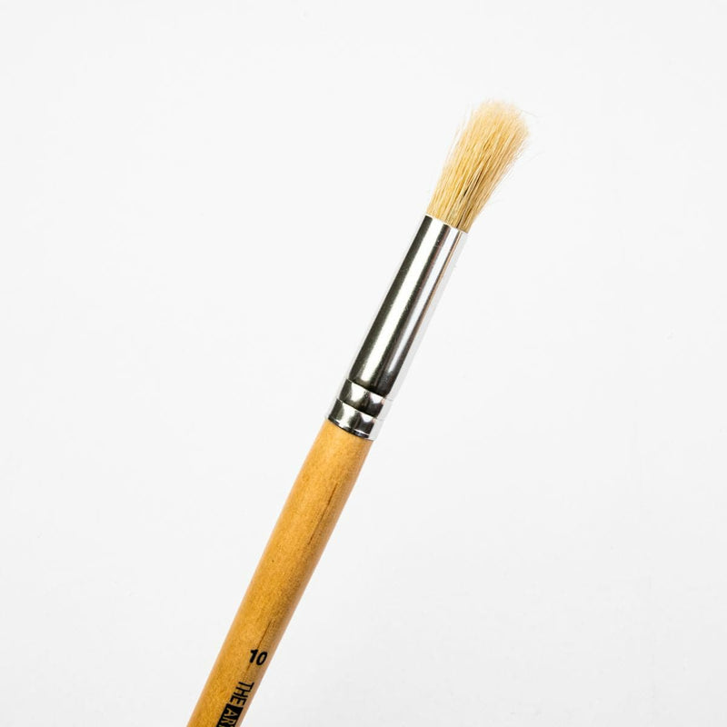 White Smoke Art Studio Bristle Brush Series 582 Round Size 10 Paint Brushes