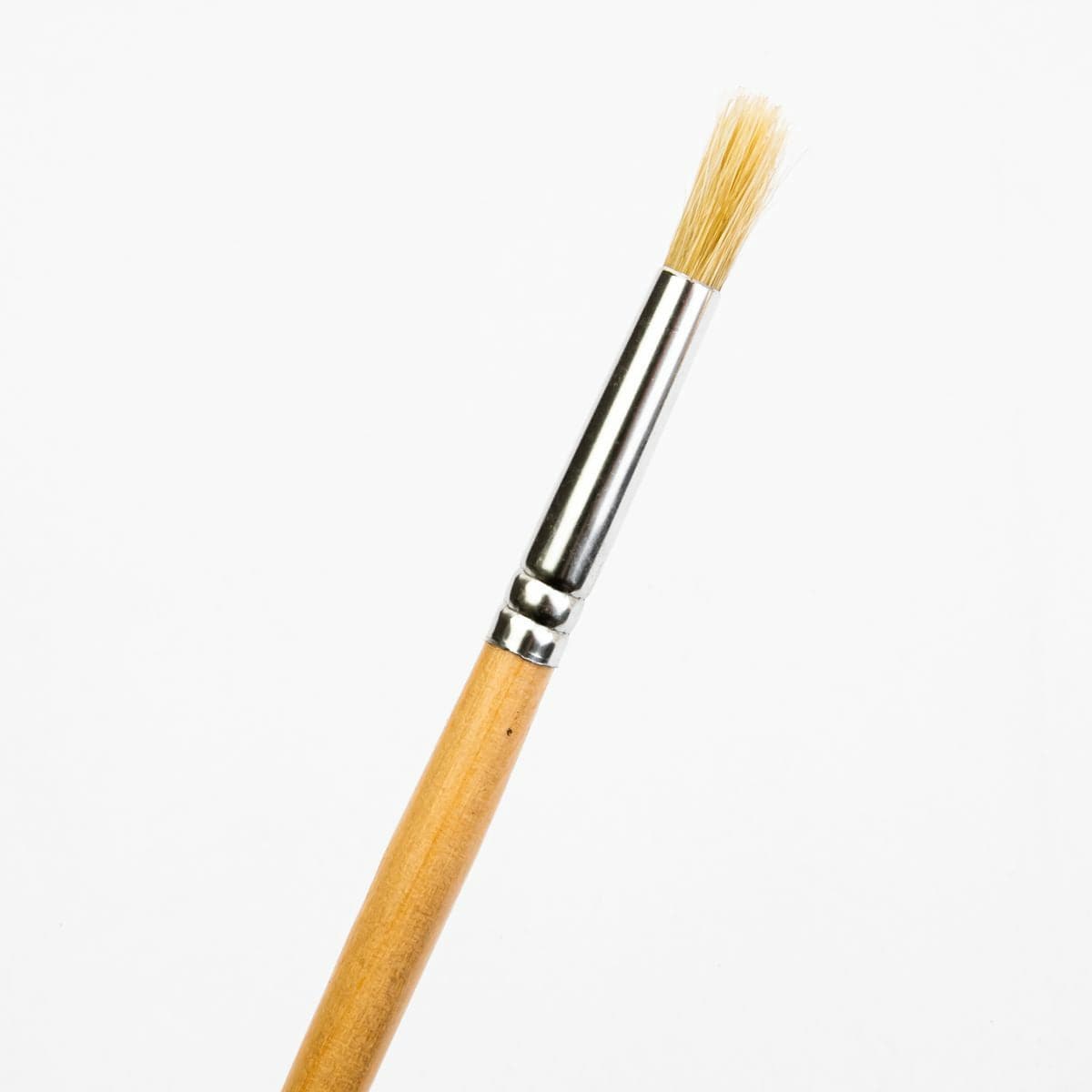 White Smoke The Art Studio Bristle Brush Series 582 Round Size 6 Paint Brushes