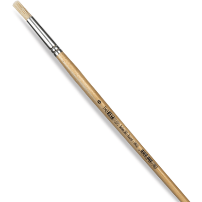 Rosy Brown The Art Studio Bristle Brush Series 582 Round Size 6 Paint Brushes