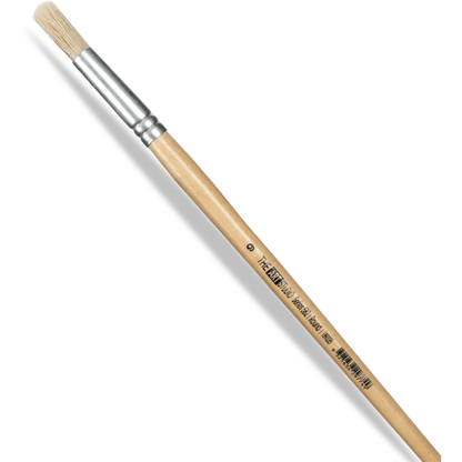 Tan The Art Studio Bristle Brush Series 582 Round Size 9 Paint Brushes