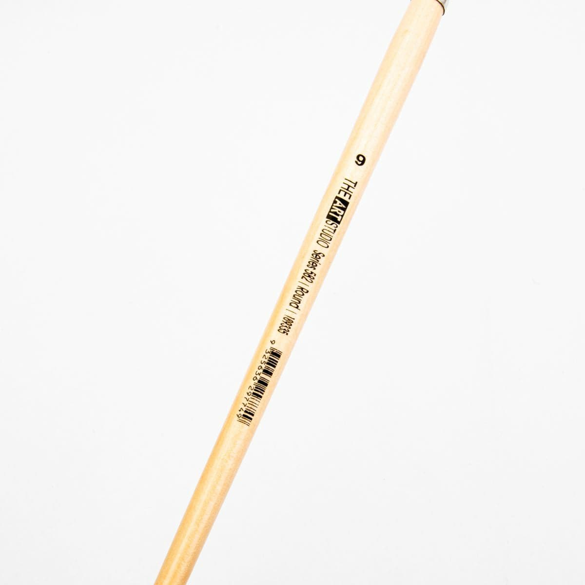 White Smoke The Art Studio Bristle Brush Series 582 Round Size 9 Paint Brushes