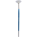 Midnight Blue Eraldo di Paolo White Taklon Brush Fan Size 0 Paint Brushes