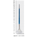 Dark Gray Eraldo di Paolo White Taklon Brush Fan Size 10 Paint Brushes