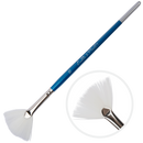 Light Gray Eraldo di Paolo White Taklon Brush Fan Size 10 Paint Brushes
