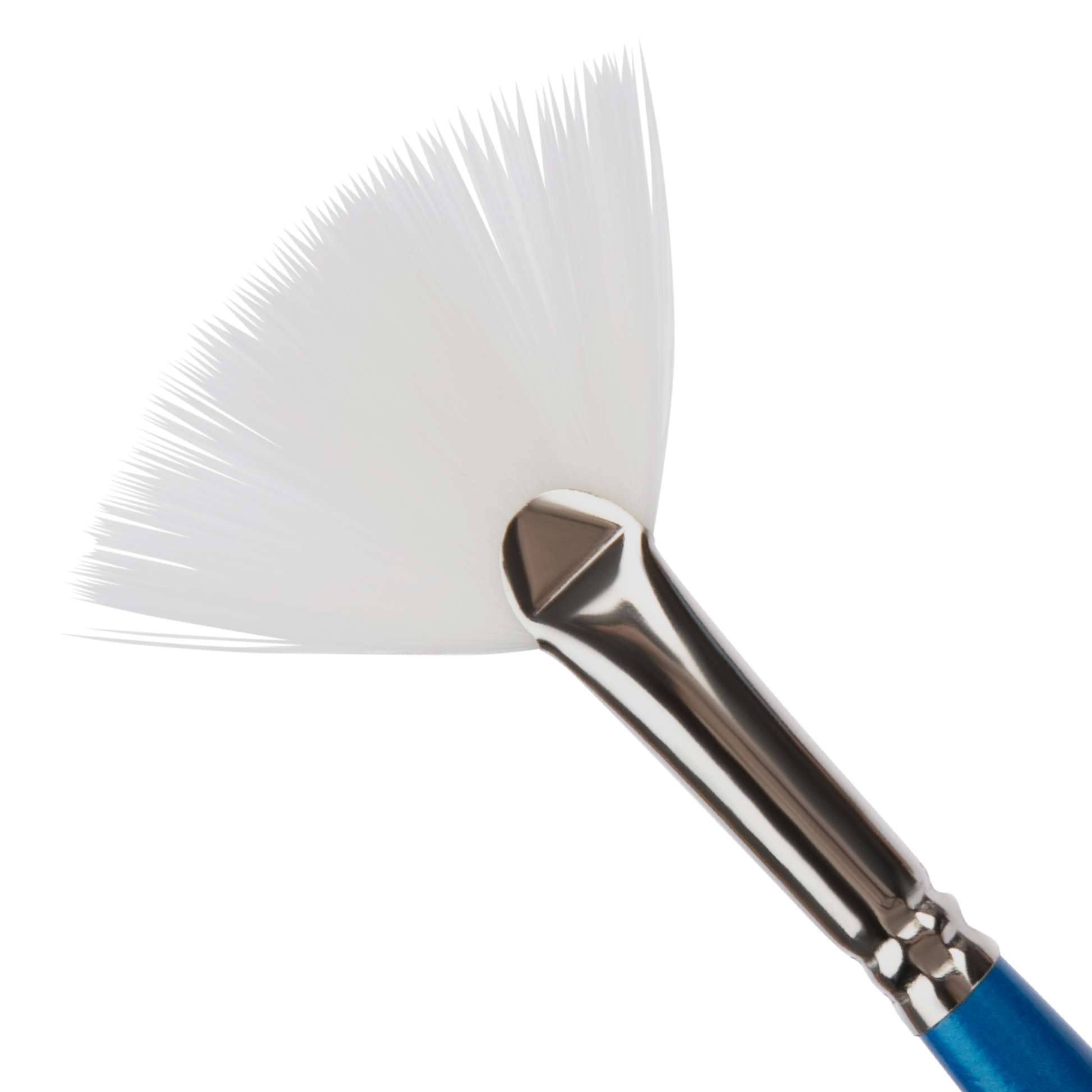 Light Gray Eraldo di Paolo White Taklon Brush Fan Size 10 Paint Brushes