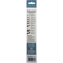 Gray Eraldo di Paolo White Taklon Brush Liner  Size 1 Paint Brushes