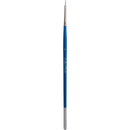 Dark Gray Eraldo di Paolo White Taklon Brush Filbert Size  0 Paint Brushes