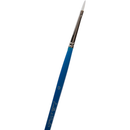 Dark Slate Gray Eraldo di Paolo White Taklon Brush Filbert Size  0 Paint Brushes