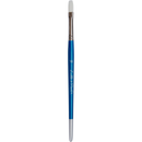 Dark Slate Blue Eraldo di Paolo White Taklon Brush Filbert Size  10 Paint Brushes