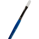 Light Gray Eraldo di Paolo White Taklon Brush Filbert Size  10 Paint Brushes