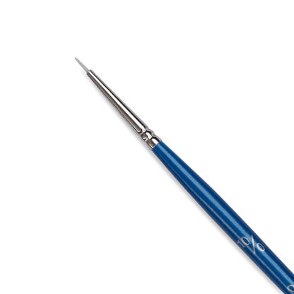 Dark Slate Blue Eraldo di Paolo Round brush 10/0 Taklon and Synthetic Brushes