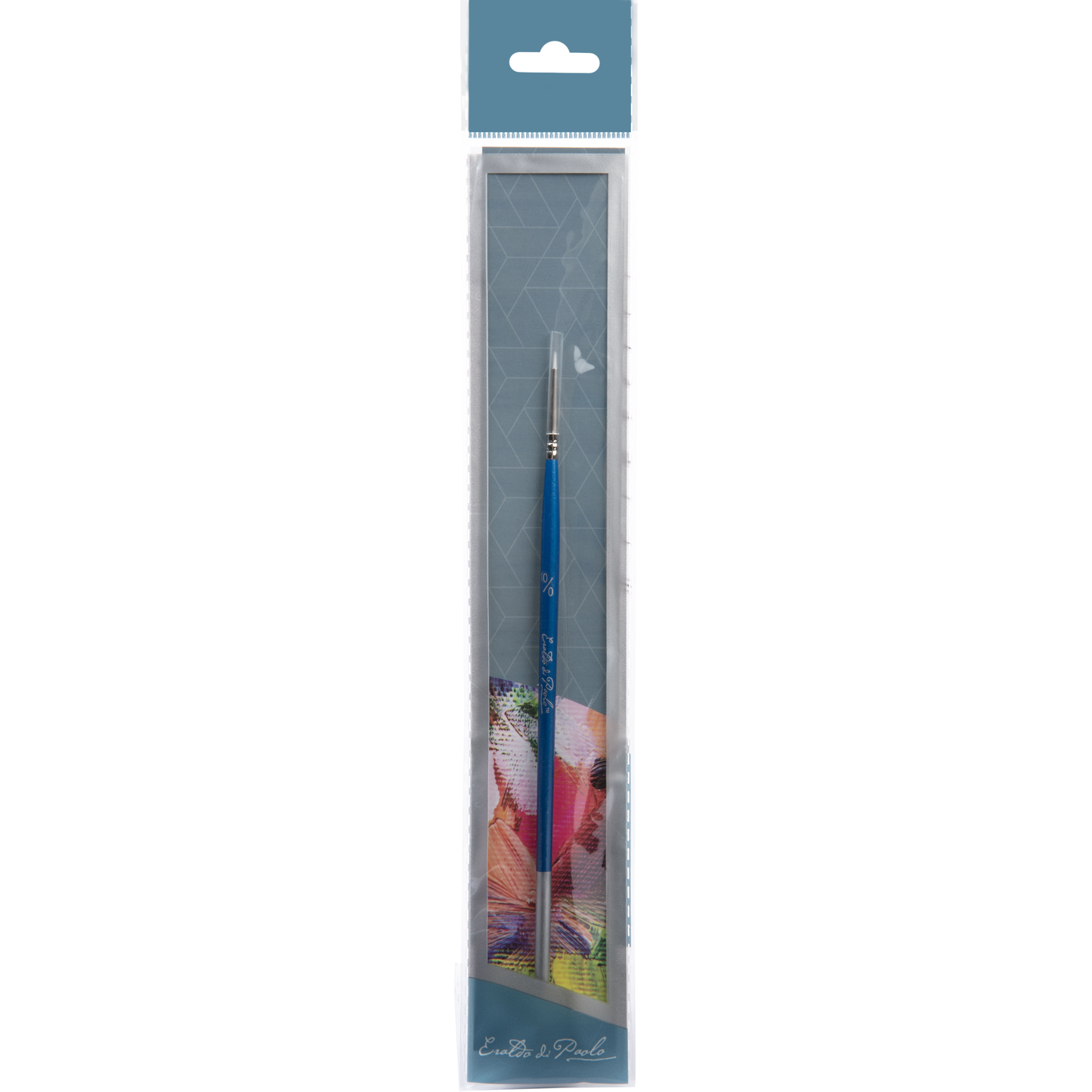 Slate Gray Eraldo di Paolo Round brush 10/0 Taklon and Synthetic Brushes